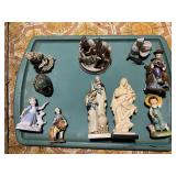 CERAMIC AND PORCELAIN FIGURINES, MADONNA AND