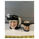 ROYAL DOULTON CHARACTER MUGS, LARGE AND SMALL