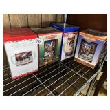 BUDWEISER HOLIDAY AND OLYMPIC STEINS, IN ORIGINAL