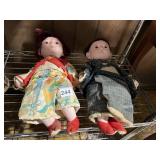 JAPANESE STYLE DOLLS, TRADITIONAL CLOTHING,