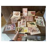 VINTAGE CHRISTMAS POSTCARDS.