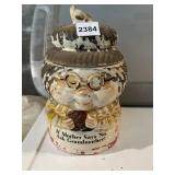 VINTAGE CHARACTER COOKIE JAR - "IF MOTHER SAYS NO