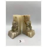 ONYX BOOKENDS, MARQUE DE FABRIQUE PARIS, STEPPED