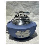 WEDGWOOD JASPERWARE LIGHTER, PERIWINKLE BLUE W/