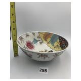 MASONS FORBIDDEN LEAF FINE CHINA BOWL, GEOMETRIC