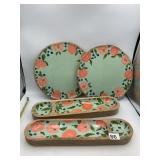 BOSTON INTERNATIONAL BAMBOO WOOD PEACHES &