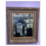 A. SWAND SIGNED OIL PAINTING, EUROPEAN STREET