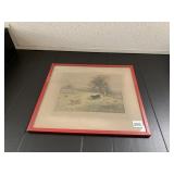 ANTIQUE PARTRIDGE SHOOTING PRINT, H. ALKEN DEL,