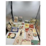 ASSORTED VTG GREETING CARDS, VALENTINE