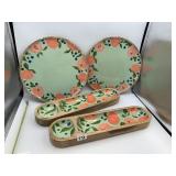 BOSTON INTERNATIONAL WOOD SECTIONED TRAYS,