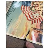 JOSEPH MARTZ GROCERIES ADVERTISING POSTER W/