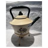 POPPYTRAIL BY METLOX CERAMIC KETTLE, ROOSTER
