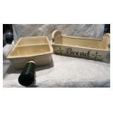 POPPYTRAIL BY METLOX VTG CERAMIC BREAD WARMER &