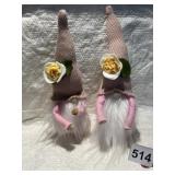 PR PLUSH GNOME DECORATIONS, BRAIDED HATS, FELT