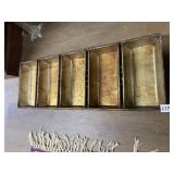 COMMERCIAL METAL MULTI-LOAF BAKING PAN.