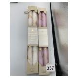 NORTHERN LIGHTS DECORATIVE 12" TAPER CANDLES,