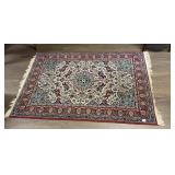 ORIENTAL STYLE AREA RUG, CENTRAL MEDALLION,
