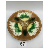 EDWARD STAR FOR GUMPS COPPER ENAMEL PLATE,