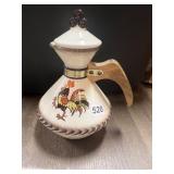 METLOX POPPYTRAIL CERAMIC COFFEE POT W/ ROOSTER