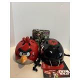STAR WARS DARTH VADER HELMET, ANGRY BIRDS HELMET,