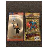 SUPERMAN & LOONEY TUNES FOIL NOTECARDS, US POSTAL