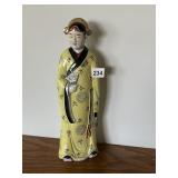 ASIAN CERAMIC DECORATIVE FIGURINE, HAND-PAINTED,