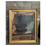 CARL RONALD ORT OR CHARLES CUMMINGS OIL PAINTING,