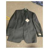 EVAN-PICONE 100% WORSTED WOOL SUIT JACKET, 42