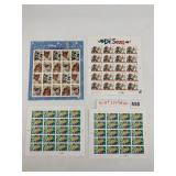 DR. SEUSS CHARACTER POSTAGE STAMP SHEETS, DR.