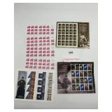 ASSORTED US POSTAGE STAMP SHEETS, AUDREY HEPBURN