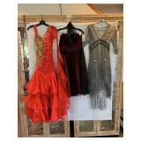 ASSORTED LADIES FORMAL DRESSES, BETSY & ADAM