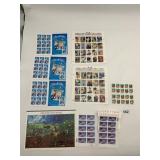 US POSTAGE STAMP SHEETS, CLASSIC MOVIE MONSTERS,