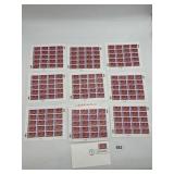 USPS 34C CHINESE DRAGON SHEETS OF STAMPS, FIRST