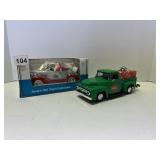 COCA-COLA 1956 FORD PICKUP BANK, AMOCO 1937 CHEVY