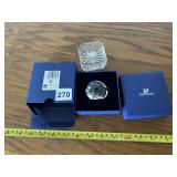 SWAROVSKI CRYSTAL FIGURINE W/ ORIGINAL BOX, CUT
