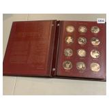 AMERICA IN SPACE FIRST EDITION SOLID BRONZE PROOF