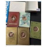 HOLIDAY GREETING CARDS W/ COMMEMORATIVE METAL