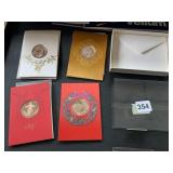 GOLD-TONE COMMEMORATIVE MEDALLIONS, RELIGIOUS &
