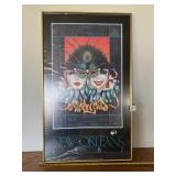ANDREA MISTRETTA NEW ORLEANS MARDI GRAS POSTER,