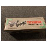 ERTL DIE-CAST MODEL BANKS, TEXACO HORSE & TANKER