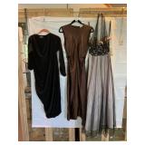 ZUM ZUM BY NIKI LIVAS BLACK SHEER FORMAL DRESS,