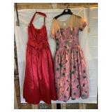 JESSICA MCCLINTOCK GUNNE SAX HALTER DRESS,