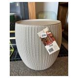 CURVER KNIT COLLECTION STORAGE CONTAINER, OVAL,