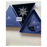 SWAROVSKI CRYSTAL STAR ORNAMENT, 2009 EDITION, W/