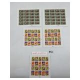USPS POSTAGE STAMP SHEETS, 2007 ISSUE, 37C & 41C