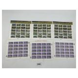 USA STAMP SHEETS, BASEBALL