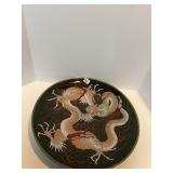 CLOISONNE-STYLE DRAGON DECORATIVE PLAQUE,