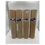 CARDBOARD MAILING TUBES W/ METAL END CAPS,