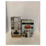 SHARPER IMAGE DIGITAL COUNTING MONEY JAR, RETRO