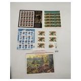 US POSTAGE STAMP SHEETS, AQUARIUM FISH, AUDREY